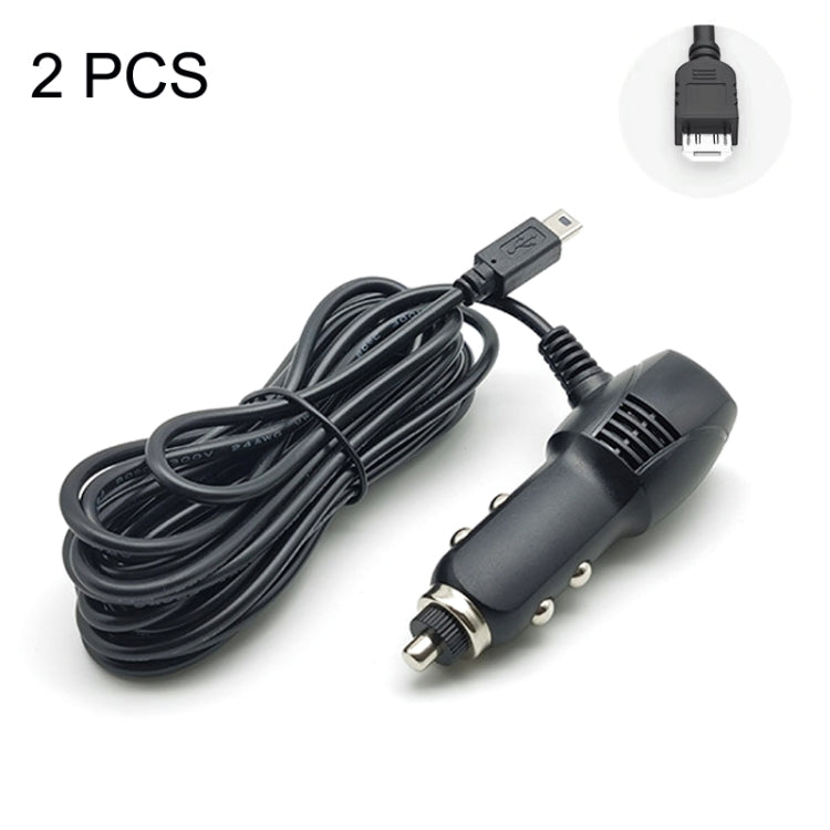 2 PCS Car Charger Driving Recorder Supply Line, Style: 1A+2A(Android Straight Head) - In Car by buy2fix | Online Shopping UK | buy2fix