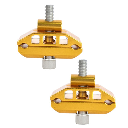 2 PCS FMFXTR Bicycle Saddle Clamp Code Screw Connector(Double Rail Gold) - Outdoor & Sports by FMFXTR | Online Shopping UK | buy2fix