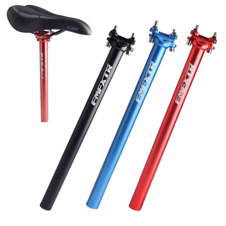 FMFXTR Bicycle Extended Saddle Seat Tube Double Nail Straight Tube, Specification: 27.2mm(Blue) - Outdoor & Sports by FMFXTR | Online Shopping UK | buy2fix