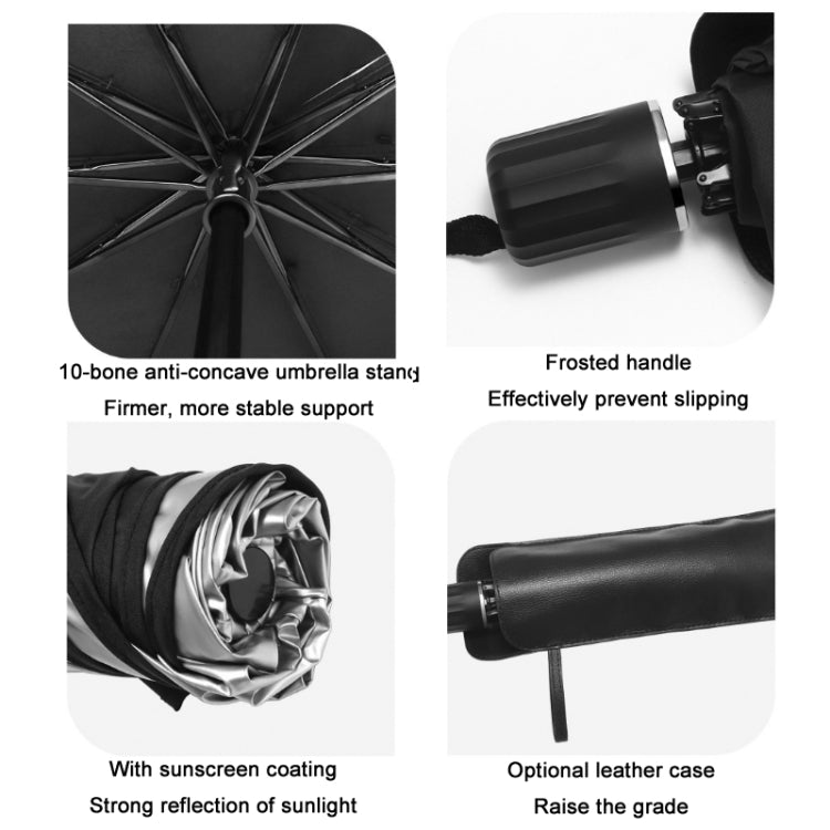 Car Windshield Telescopic Folding Thermal Insulation Parasol, Size: Large+2 PCS Side Sun Block - In Car by buy2fix | Online Shopping UK | buy2fix