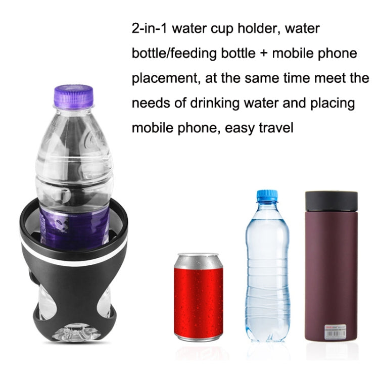 Baby Car Water Bottle Holder Bicycle Pot Water Pot Cup Holder(Black) - Holders by buy2fix | Online Shopping UK | buy2fix