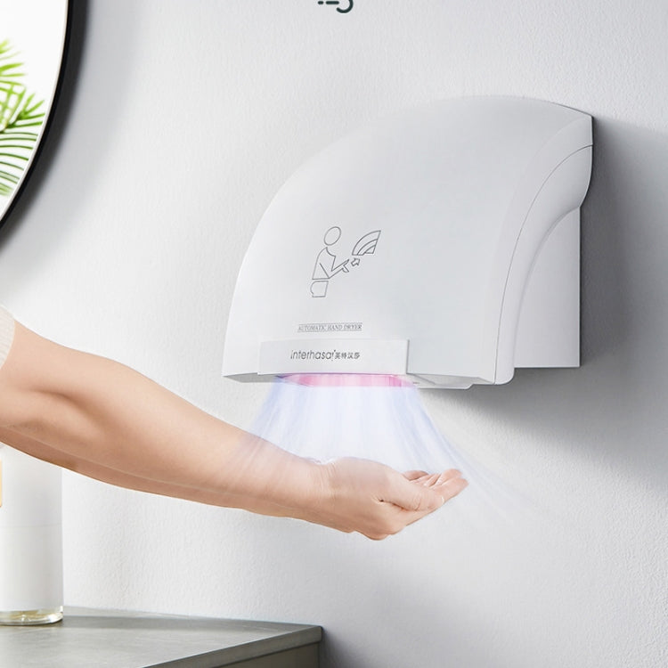 Interhasa 220V Automatic Electric Hand Dryer Mini  Induction Hand Drying Machine,Style: Single Hot,CN Plug - Home & Garden by buy2fix | Online Shopping UK | buy2fix