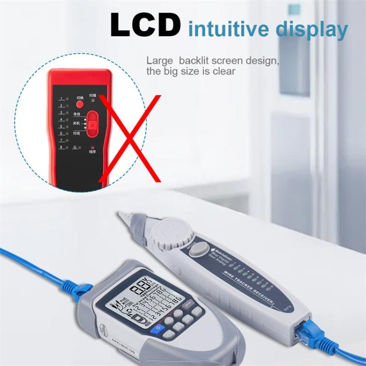 ET613 Network Cable Tester Wire Tracker Battery Voltage POE Test Multi-function Cable Tester - Consumer Electronics by buy2fix | Online Shopping UK | buy2fix