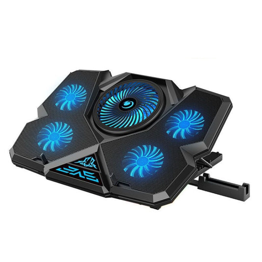 CoolCold  Five Fans 2 USB Ports Laptop Cooler Gaming Notebook Cool Stand,Version: Basic Edition - Computer & Networking by CoolCold | Online Shopping UK | buy2fix