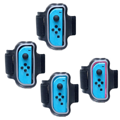 2PCS JYS JYS-NS242 For Nintendo Switch Joy-con Small Handlebar Leg Sports Straps(Black) - Others by JYS | Online Shopping UK | buy2fix