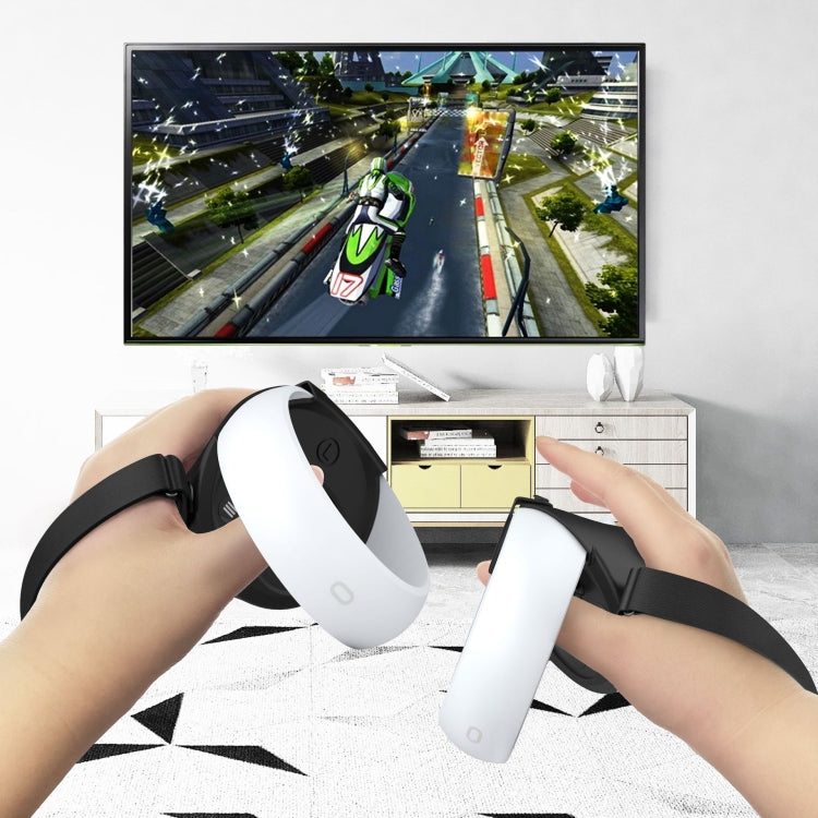 VR Controller Anti-collision Half-pack Silicone Protective Cover For Oculus Quest 2(Black) - Consumer Electronics by buy2fix | Online Shopping UK | buy2fix