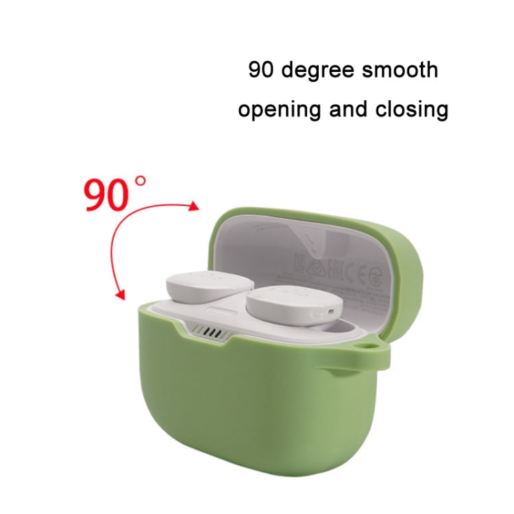 For JBL T230NC TWS Wireless Bluetooth Headphones Silicone Case(Ink Green) - JBL Earphone Case by buy2fix | Online Shopping UK | buy2fix