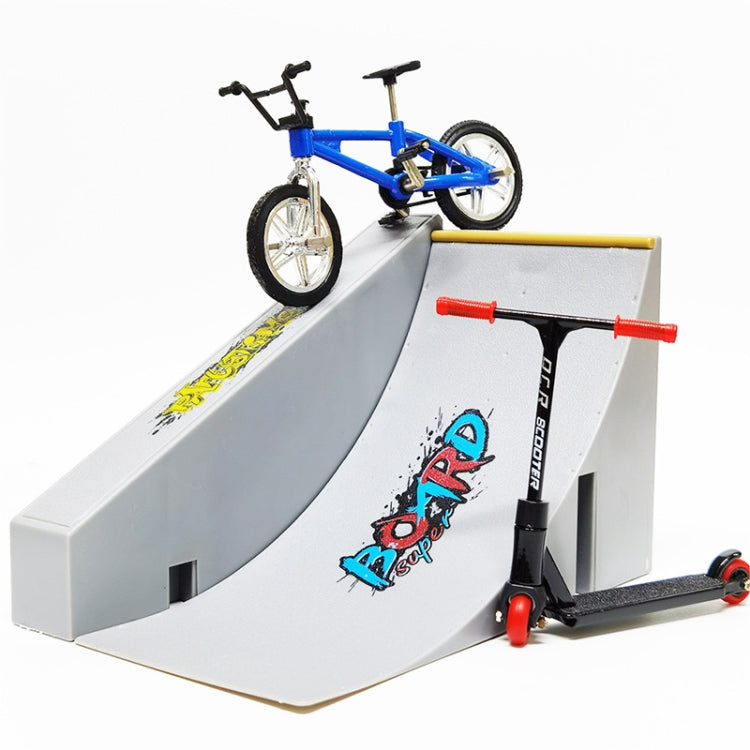 Mini Finger Bike Bicycle Finger Skateboards Skate Ramp Parts Set(CDH-7) - Model Toys by buy2fix | Online Shopping UK | buy2fix