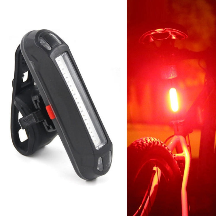 2 PCS LED Rechargeable Bicycle Warning Strip Tail Light(OPP Red Light) - Taillights by buy2fix | Online Shopping UK | buy2fix