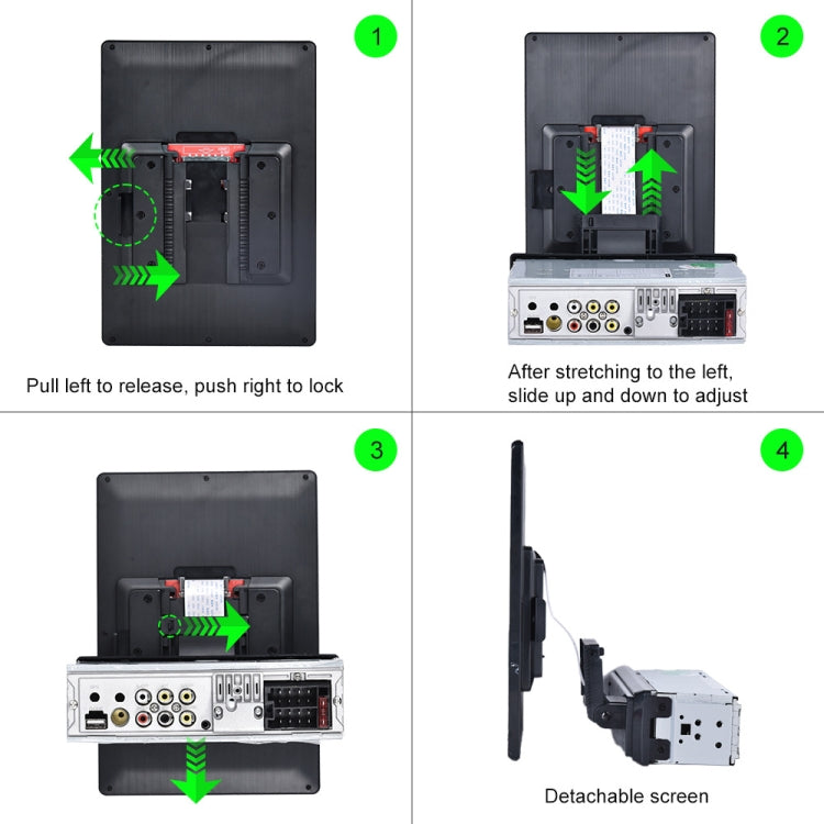 C800 9.5 Inch MP5 Single Butt Carplay Player, Style: Standard - In Car by buy2fix | Online Shopping UK | buy2fix