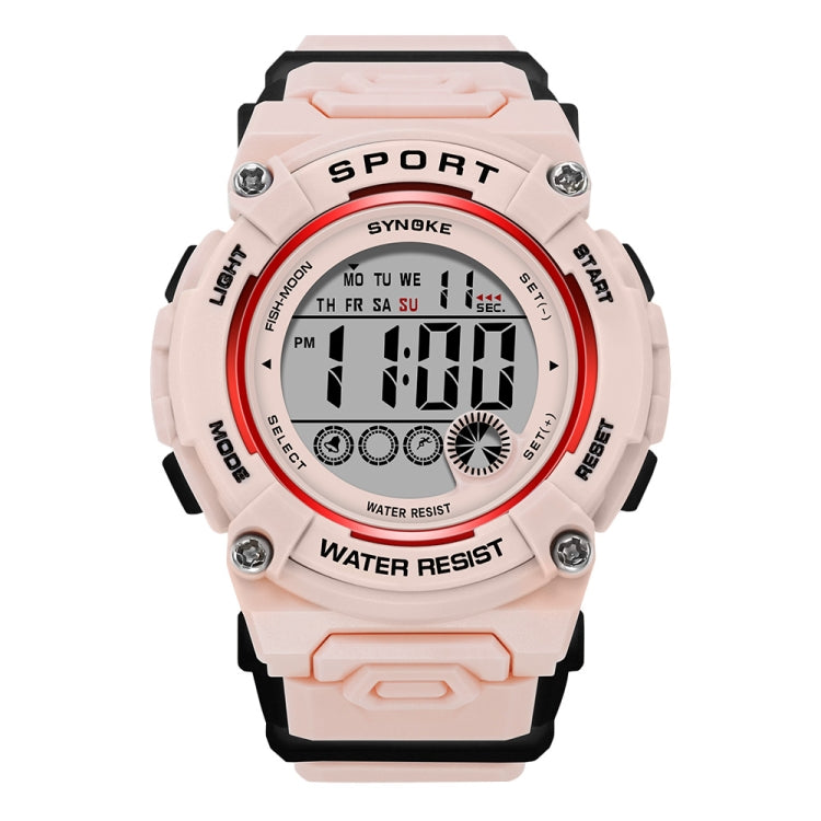 SYNOKE 9810 Multifunctional Luminous Waterproof Student Sports Watch(Pink) - Sport Watches by SYNOKE | Online Shopping UK | buy2fix