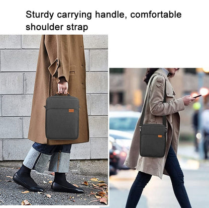 Vertical Laptop Bag Handheld Shoulder Crossbody Bag, Size: 13.3 Inch(Pink) - 13.3 inch by buy2fix | Online Shopping UK | buy2fix