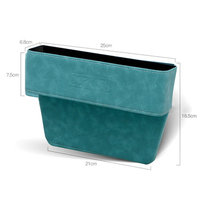 DE RAN FU Car Seat Storage Box Cup Holder Fur Citrine Phone Sundry Storage Box(Blue) - In Car by DE RAN FU | Online Shopping UK | buy2fix