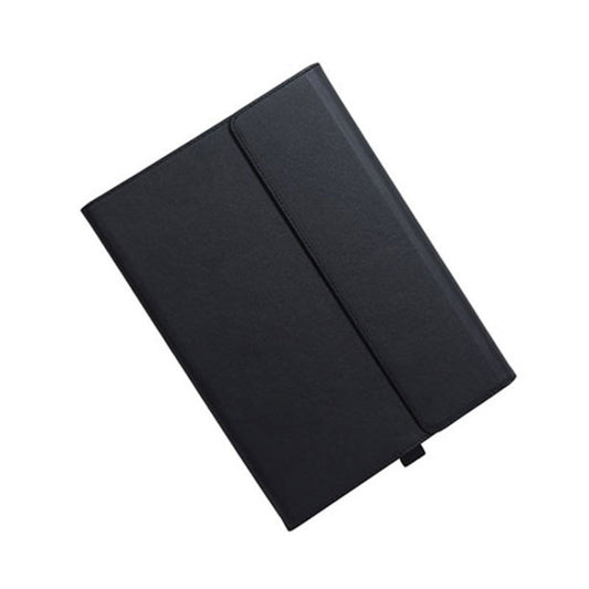 For Microsoft Surface Pro 9 Tablet Protective Case Holder(Microfiber Lambskin Texture Black Case) - Others by buy2fix | Online Shopping UK | buy2fix