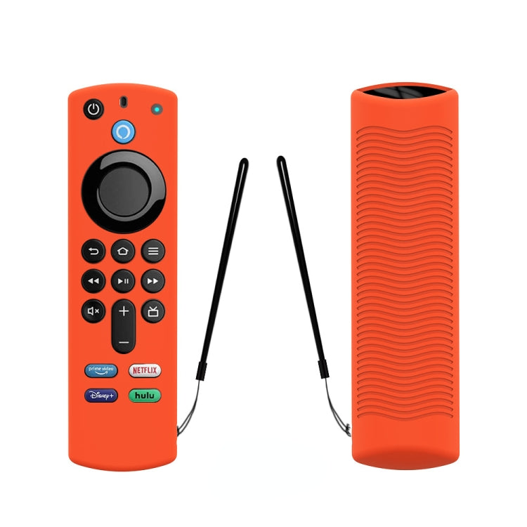 2 PCS Y27 For Alexa Voice Remote 3rd Gen Silicone Non-slip Protective Cover(Orange) - Consumer Electronics by buy2fix | Online Shopping UK | buy2fix