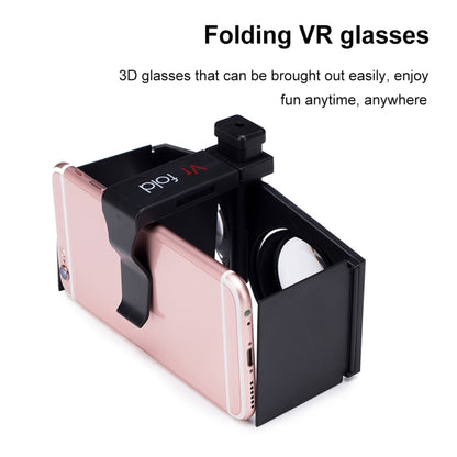 Vr fold V1 Panoramic View Convenient Folding VR Glasses(Black) - VR Headset by Vr fold | Online Shopping UK | buy2fix