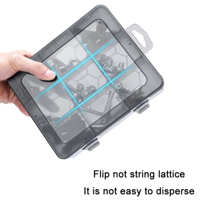 Multi-Compartment Sorted Electronic Parts Organiser, Specifications: 18 Grid - Storage Bags & Boxes by buy2fix | Online Shopping UK | buy2fix