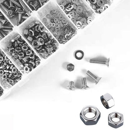 940 PCS/Set M2/M3/M4/M5 Flat Head Hexagon Socket Screws Gasket Ring Set - Screws by buy2fix | Online Shopping UK | buy2fix