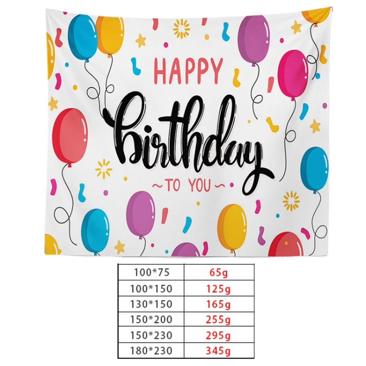 Happy Birthday Photo Backdrop Party Decoration Tapestry, Size: 150x100cm(GT56-2) - Camera Accessories by buy2fix | Online Shopping UK | buy2fix