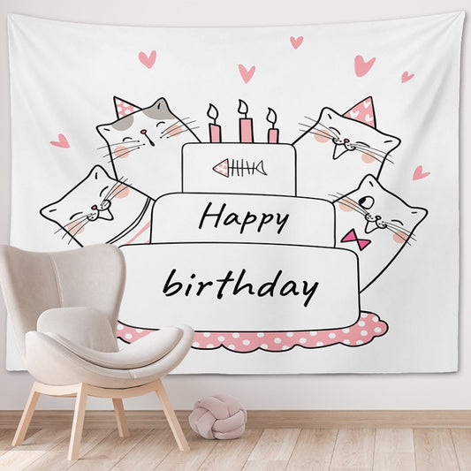 Happy Birthday Photo Backdrop Party Decoration Tapestry, Size: 230x180cm(GT56-2) - Camera Accessories by buy2fix | Online Shopping UK | buy2fix