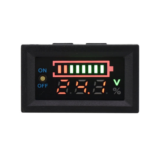 229TY 6-30V Electric Car Lithium Battery Voltage Power Meter Display Switch - Consumer Electronics by buy2fix | Online Shopping UK | buy2fix