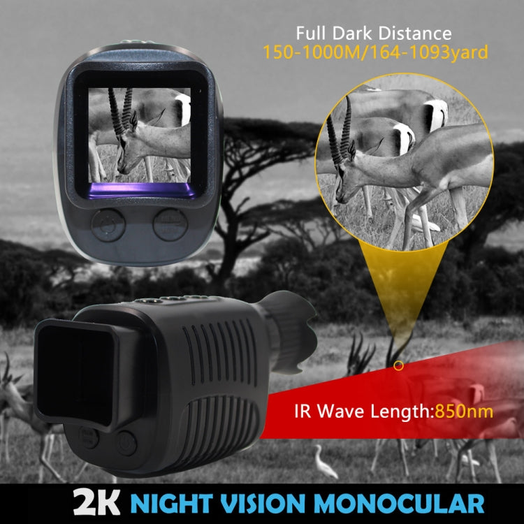 Video Pictures 5X HD 1080P Digital Night Visual Instrument Infrared Single Tube Binoculars+16G Memory - Monocular Binoculars by buy2fix | Online Shopping UK | buy2fix
