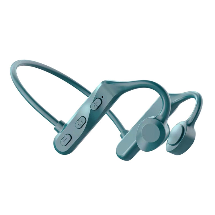 K69 Bluetooth Headset Sound Conduction Binoconic Business Sports Earphone(Green) - Sport Earphone by buy2fix | Online Shopping UK | buy2fix