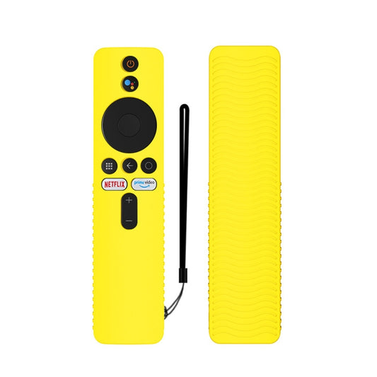 For Xiaomi 4K TV Stick Y48 Remote Control Anti-Drop Silicone Protective Cover(Yellow) - Consumer Electronics by buy2fix | Online Shopping UK | buy2fix
