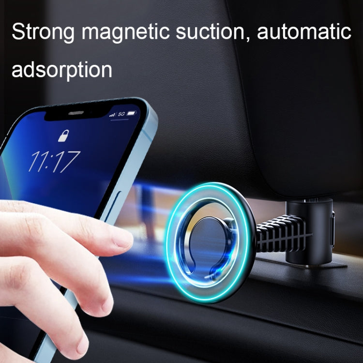 D19 Car Magnetic Mobile Phone Holder Rotatable Metal Navigation Bracket, Spec: Sticker (Black) - In Car by buy2fix | Online Shopping UK | buy2fix