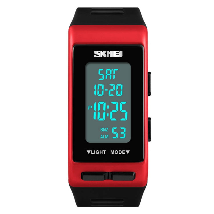SKMEI 1362 Sports Electronic Watch Fashion Waterproof Countdown Children LED Watch(Red) - LED Digital Watches by SKMEI | Online Shopping UK | buy2fix