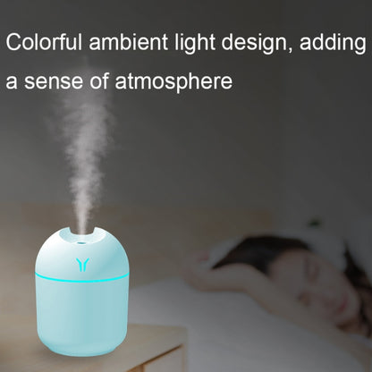 USB Mini Desktop Colorful Night Light Car Humidifier, Spec: 220ml (Y2-Pink) - Air Purifiers & Parts by buy2fix | Online Shopping UK | buy2fix