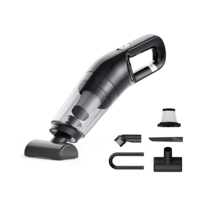 Car Wireless Charging High Power Handheld Vacuum Cleaner Black Standard - In Car by buy2fix | Online Shopping UK | buy2fix