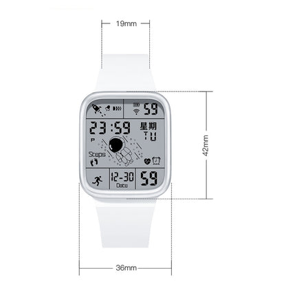 SMAEL 8808 Multifunctional Alarm Outdoor Waterproof Sports Electronic Watch(White) - Sport Watches by SMAEL | Online Shopping UK | buy2fix