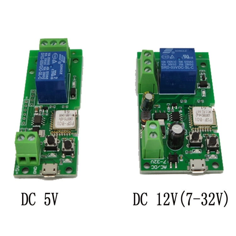 2pcs Sonoff Single Channel WiFi Wireless Remote Timing Smart Switch Relay Module Works, Model: 5V - Consumer Electronics by Sonoff | Online Shopping UK | buy2fix