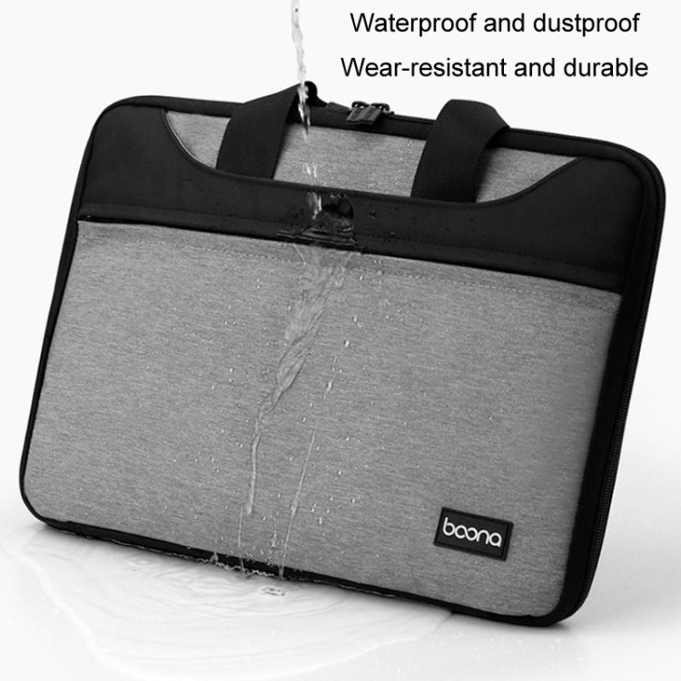 Baona BN-I003 Oxford Cloth Full Open Portable Waterproof Laptop Bag, Size: 16/17 inches(Grey) - 15.6 - 17 inch by Baona | Online Shopping UK | buy2fix