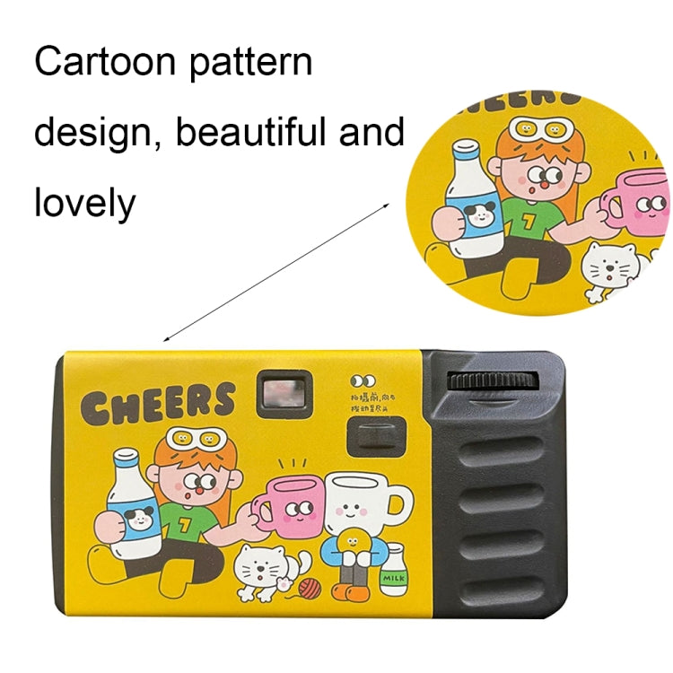 27pcs Happy Day Retro Film Camera Waterproof Cartoon Decorative Stickers without Camera - Consumer Electronics by buy2fix | Online Shopping UK | buy2fix