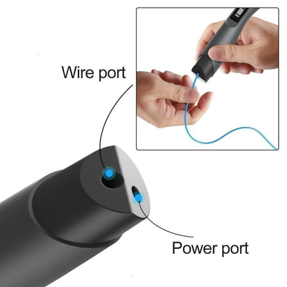 SL-300  3D Printing Pen 8 Speed Control High Temperature Version Support PLA/ABS Filament With UK Plug(Dark Grey) - Consumer Electronics by buy2fix | Online Shopping UK | buy2fix