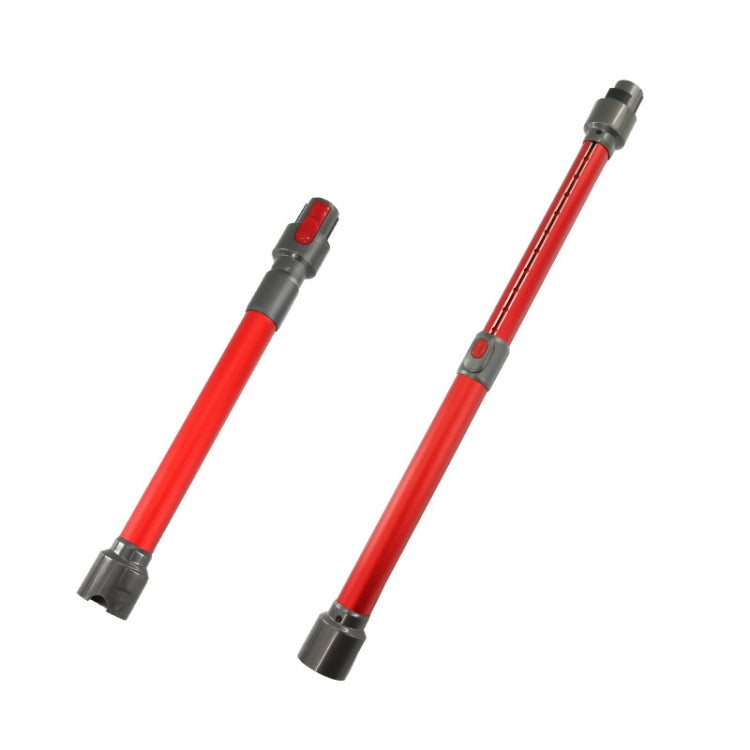For Dyson V7 V8 V10 V11 V15 Vacuum Cleaner Telescopic Rod Metal Extension Tube(Red) - Consumer Electronics by buy2fix | Online Shopping UK | buy2fix