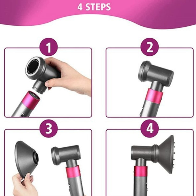 For Dyson Hair Dryer Airwarp Diffusion Nozzle Attachment Replacement Accessories Without Adapter - Consumer Electronics by buy2fix | Online Shopping UK | buy2fix