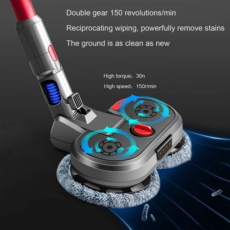 For Dyson V7 V8 V10 V11 Vacuum Cleaner Electric Mopping Head Integrated Water Tank With 6pcs Rag - Dyson Accessories by buy2fix | Online Shopping UK | buy2fix