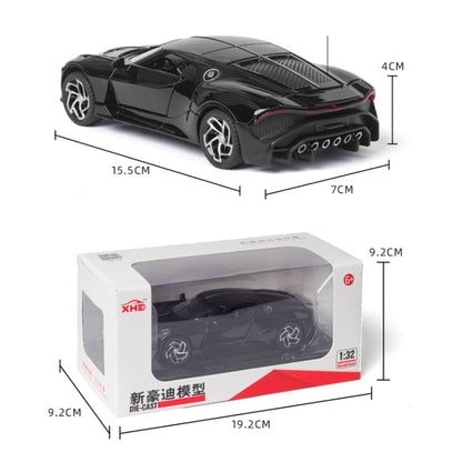 1:32 Alloy Sports Car Model With Sound And Light Boy Toy Car Decoration(White) - Model Toys by buy2fix | Online Shopping UK | buy2fix