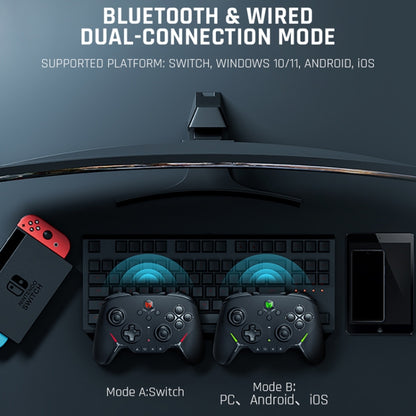 BIGBIGWON Blitz C2Pro Full Mechanical Gamepad Bluetooth Wired Dual Mode Support Switch / PC / Android / IOS - Controller Gamepad by BIGBIGWON | Online Shopping UK | buy2fix