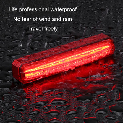 Bicycle Tail Light USB Rechargeable Waterproof Night Riding Warning Light(Red) - Taillights by buy2fix | Online Shopping UK | buy2fix