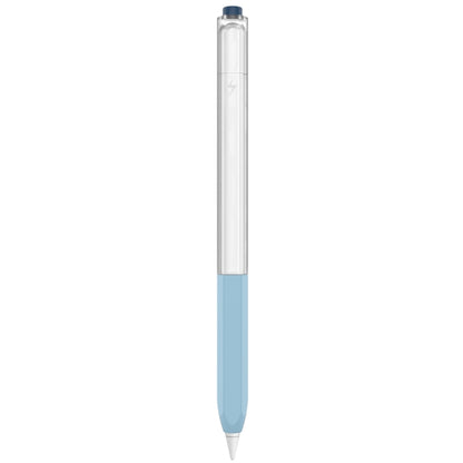 For Apple Pencil 2 AhaStyle PT-LC05 Jelly Style Translucent Silicone Protective Pen Case(Blue) - Pencil Accessories by AhaStyle | Online Shopping UK | buy2fix