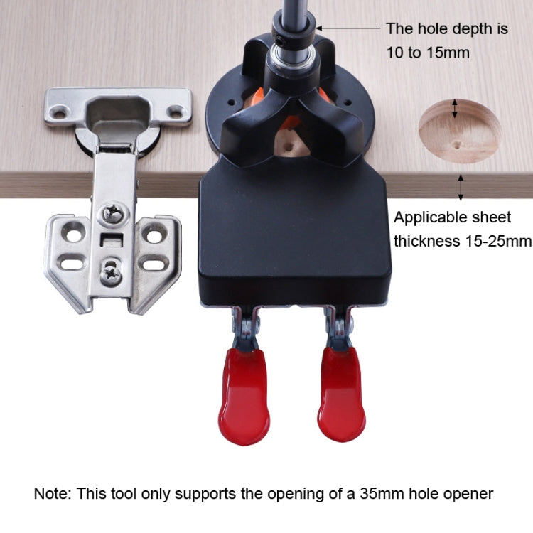 8 In 1 Aluminum Alloy 35mm Hinge Opener Hinge Punch Positioning Tool - Others by buy2fix | Online Shopping UK | buy2fix