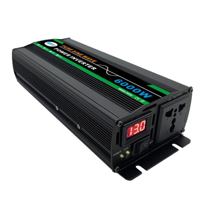 6000W 60V to 220V High Power Car Pure Sine Wave Inverter Power Converter - Pure Sine Wave by buy2fix | Online Shopping UK | buy2fix