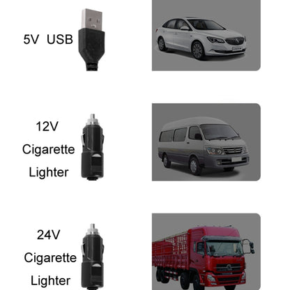 F611 Rotatable Multi-angle Air Supply Car Silent Fan(12V Cigarette Lighter) - Heating & Fans by buy2fix | Online Shopping UK | buy2fix