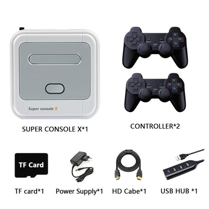 Super Console X 64G 30000+ Games Wireless 4K HD 3D Double Game Console Box, EU Plug - Pocket Console by buy2fix | Online Shopping UK | buy2fix
