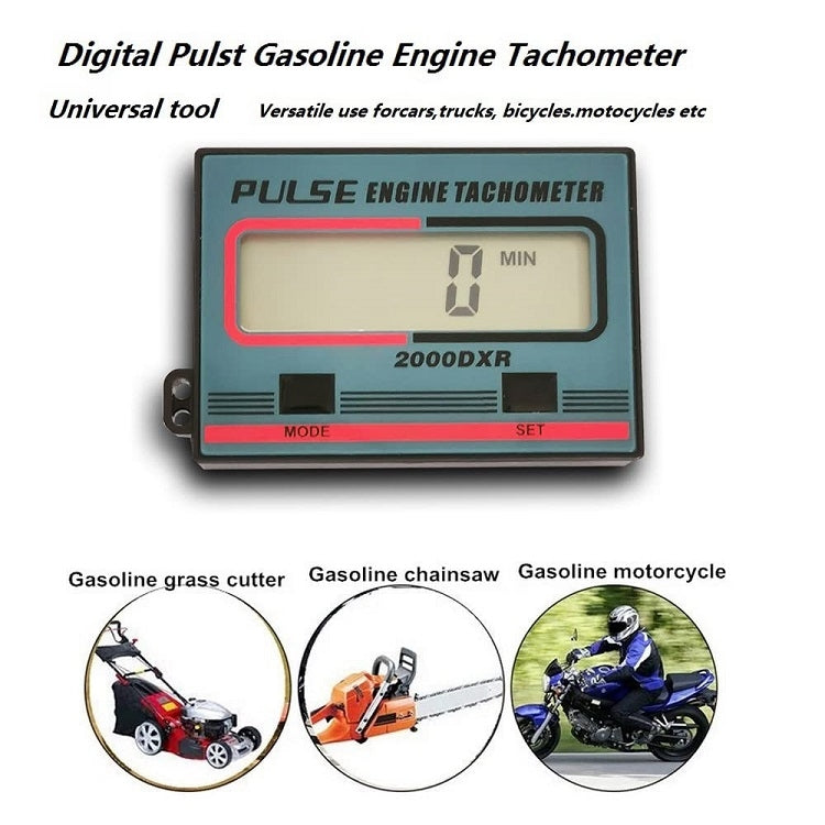 Chainsaw Tachometer Lawn Mower Speedometer Gasoline Engine Tester - Tachometers & Anemometer by buy2fix | Online Shopping UK | buy2fix