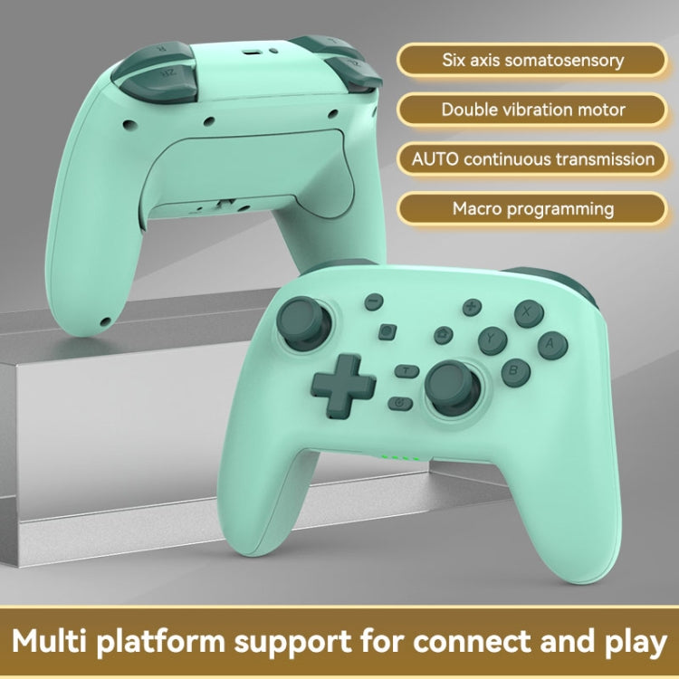 Wireless Bluetooth Somatosensory Vibration Gamepad For Nintendo Switch/Switch PRO(S07 Mint Green) - Gamepads by buy2fix | Online Shopping UK | buy2fix